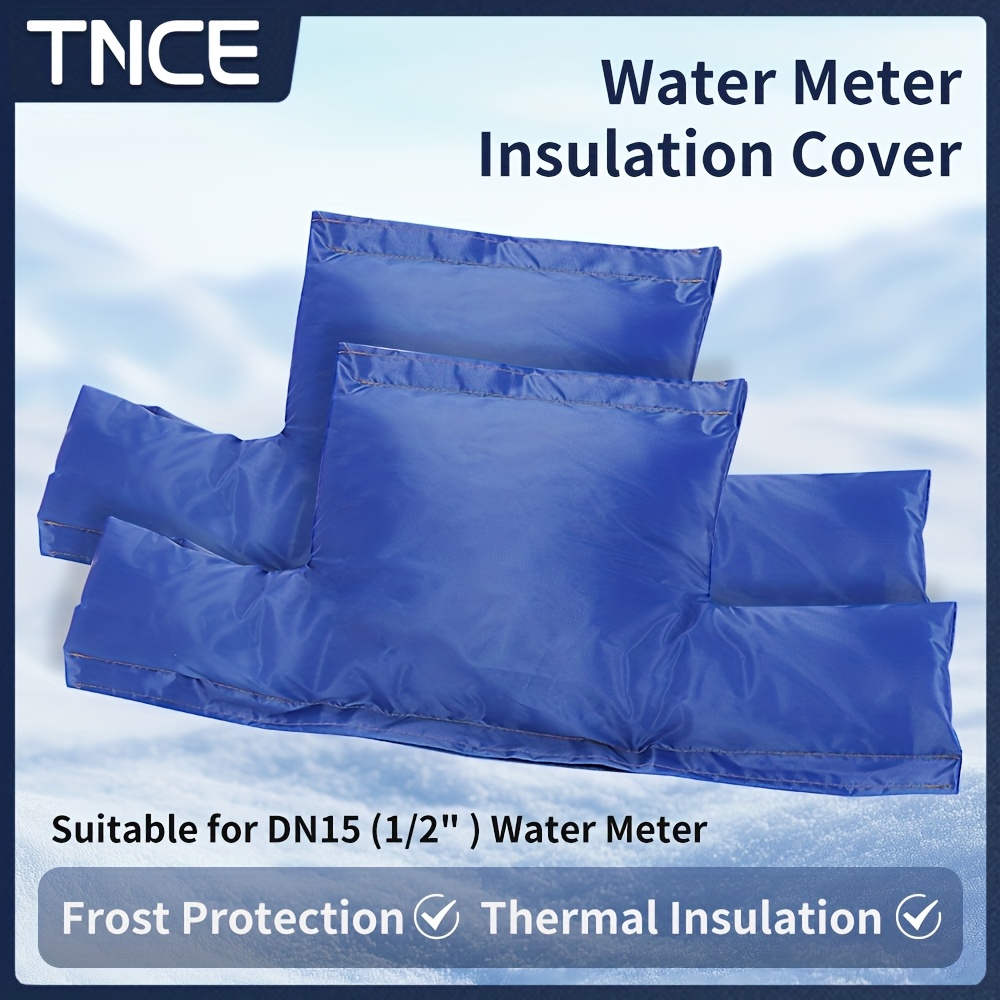 Pipe Freeze Spray - ฝาครอบมิเตอร์น้ำกันน้ำแข็งสำหรับฤดูหนาว TNCE ป้องกันน้ำ กันน้ำ ทนทาน ถอดออกได้