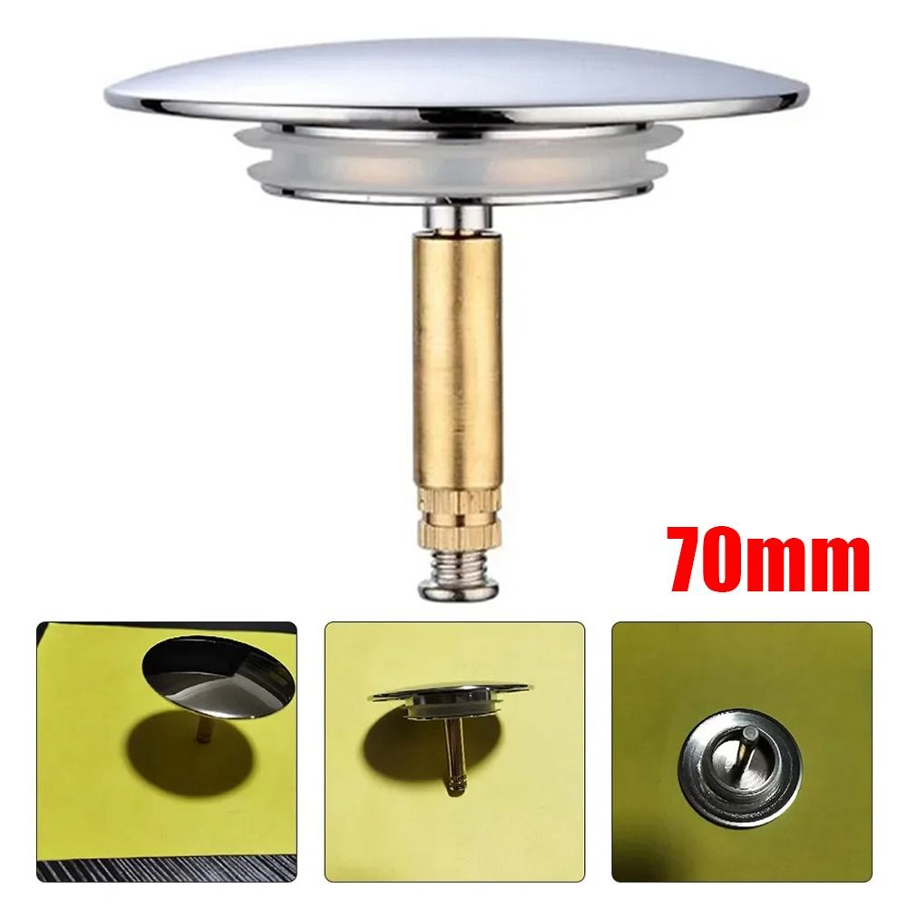 Drain Pipe Clip - 1 ชิ้นใหม่ Pop Up ขยะอ่างอาบน้ําปลั๊กเท่านั้นแบนซีลทองเหลือง Bath